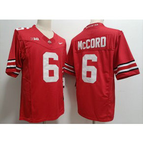 NCAA Buckeyes 6 Kyle McCord Red 2023 F.U.S.E Vapor Limited Men Jersey NCAA Buckeyes 6 Kyle McCord Red 2023 F.U.S.E Vapor Limited Men Jersey
