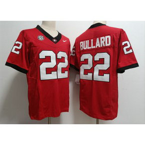 NCAA Bulldogs 22 Javon Bullard Red 2023 F.U.S.E Vapor Limited Men Jersey NCAA Bulldogs 22 Javon Bullard Red 2023 F.U.S.E Vapor Limited Men Jersey