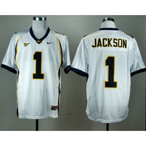 NCAA California Golden Bears 1 DeSean Jackson White Men Jersey