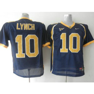 NCAA California Golden Bears 10 Marshawn Lynch Blue Men Jersey