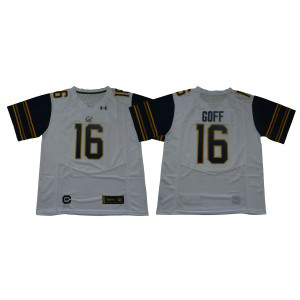 NCAA California Golden Bears 16 Jared Goff White College Football Men Jersey