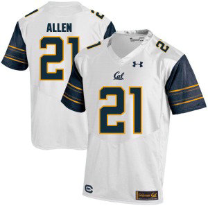 NCAA California Golden Bears 21 Keenan Allen White College Football Men Jersey
