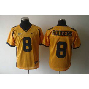 NCAA California Golden Bears 8 Rodgers Gold Men Jersey
