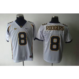 NCAA California Golden Bears 8 Rodgers White Men Jersey