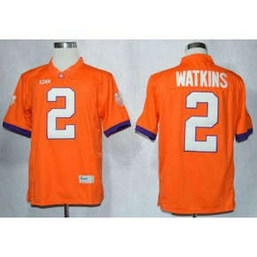 NCAA Clemson Tigers 2 Sammy Watkins Orange Limited Men Jersey