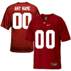 NCAA Crimson Tide Red Customized Men Jersey