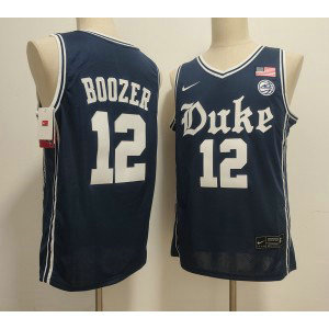 NCAA Duke Blue Devils 12 Cameron Boozer Blue Vapor Limited Men Jersey