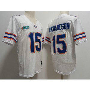 NCAA Florida Gators 15 Anthony Richardson White Limited Men Jersey