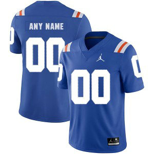NCAA Florida Gators Customized Blue Men's College Football Men Jersey NCAA Florida Gators Customized Blue Men's College Football Men Jersey
