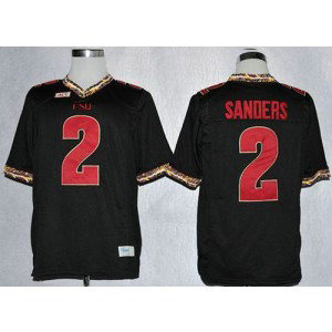 NCAA Florida State Seminoles 2 Deion Sanders Black Men Jersey NCAA Florida State Seminoles 2 Deion Sanders Black Men Jersey