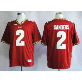 NCAA Florida State Seminoles 2 Deion Sanders Red New Men Jersey NCAA Florida State Seminoles 2 Deion Sanders Red New Men Jersey