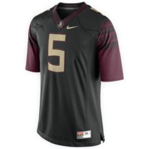 NCAA Florida State Seminoles 5 Jameis Winston Black Men Football Jersey NCAA Florida State Seminoles 5 Jameis Winston Black Men Football Jersey