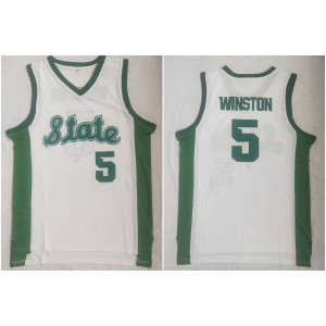 NCAA Florida State Seminoles 5 Jameis Winston White College Men Jersey NCAA Florida State Seminoles 5 Jameis Winston White College Men Jersey