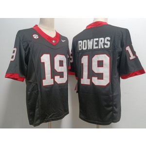 NCAA Georgia Bulldogs 19 Brock Bowers Black 2023 F.U.S.E Vapor Limited Men Jersey