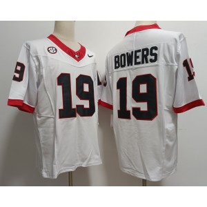 NCAA Georgia Bulldogs 19 Brock Bowers White 2023 F.U.S.E Vapor Limited Men Jersey NCAA Georgia Bulldogs 19 Brock Bowers White 2023 F.U.S.E Vapor Limited Men Jersey
