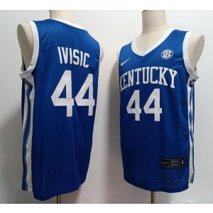NCAA Kentucky Wildcats 44 Zvonimir Ivisic Blue Vapor Limited Men Jersey