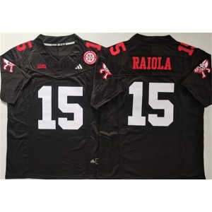 NCAA Nebraska Cornhuskers 15 Dylan Raiola Black F.U.S.E. Vapor Limited Men Jersey