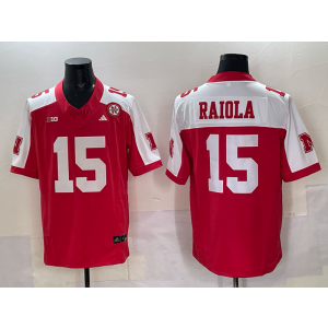 NCAA Nebraska Cornhuskers 15 Raiola Red F.U.S.E. Vapor Limited Men Jersey