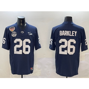 NCAA Nittany Lions 26 Barkley Warren Patch F.U.S.E. Vapor Limited Men Jersey