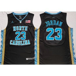 NCAA North Carolina Tar Heels 23 Michael Jordan Black Men Jersey NCAA North Carolina Tar Heels 23 Michael Jordan Black Men Jersey