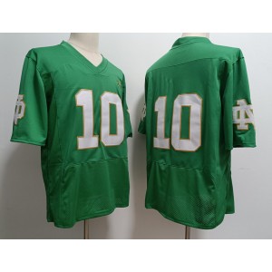 NCAA Notre Dame 10 Sam Hartman Green Limited Men Jersey(no name on back)