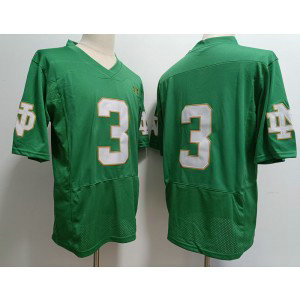 NCAA Notre Dame Fighting Irish 3 Joe Montana Green Vapor Limited Men Jersey(no name)