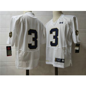 NCAA Notre Dame Fighting Irish 3 Joe Montana White Vapor Limited Men Jersey