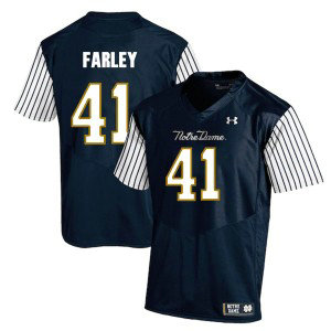 NCAA Notre Dame Fighting Irish 41 Matthias Farley Navy College Football Men Jersey