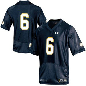 NCAA Notre Dame Fighting Irish 6 Charlie Fiessinger Black Men Jersey NCAA Notre Dame Fighting Irish 6 Charlie Fiessinger Black Men Jersey