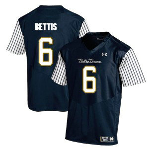 NCAA Notre Dame Fighting Irish 6 Jerome Bettis Navy College Football Men Jersey NCAA Notre Dame Fighting Irish 6 Jerome Bettis Navy College Football Men Jersey