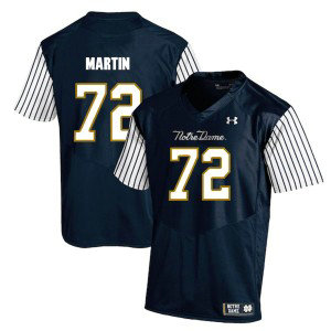 NCAA Notre Dame Fighting Irish 72 Nick Martin Navy College Football Men Jersey