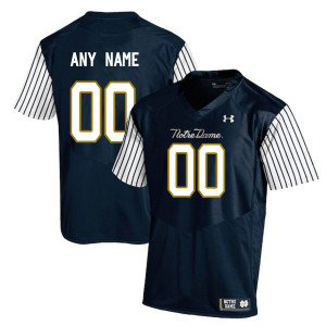 NCAA Notre Dame Fighting Irish Navy Men's Customized College Football Men Jersey