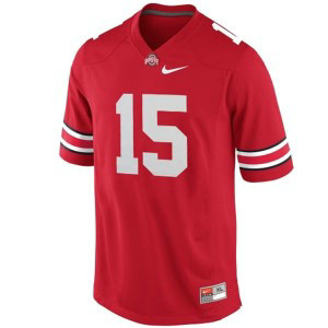 NCAA Ohio State Buckeyes 15 Luke Morgan Red Men Jersey NCAA Ohio State Buckeyes 15 Luke Morgan Red Men Jersey