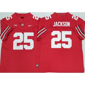 NCAA Ohio State Buckeyes 25 Lamar Bo Jackson Red F.U.S.E. Vapor Limited Men Jersey