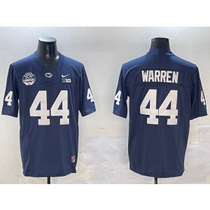 NCAA Penn State Nittany Lions 44 Tyler Warren Patch F.U.S.E. Vapor Limited Men Jersey