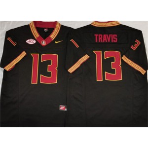 NCAA Seminoles 13 Jordan Travis Black F.U.S.E Vapor Limited Men Jersey