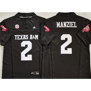NCAA Texas A&M Aggies Lions 2 Johnny Manziel Black F.U.S.E. Vapor Limited Men Jersey