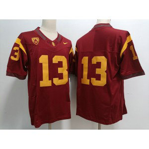 NCAA USC Trojans 13 Williams Red 2023 F.U.S.E Vapor Limited Men Jersey