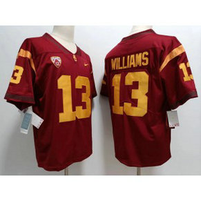 NCAA USC Trojans 13 Williams Red Limited Men Jersey NCAA USC Trojans 13 Williams Red Limited Men Jersey