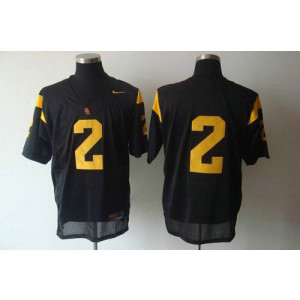 NCAA USC Trojans 2 Taylor Mays Black Men Jersey