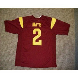 NCAA USC Trojans 2 Taylor Mays Red Men Jersey