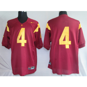 NCAA USC Trojans 4 Joe McKnight Red Men Jersey