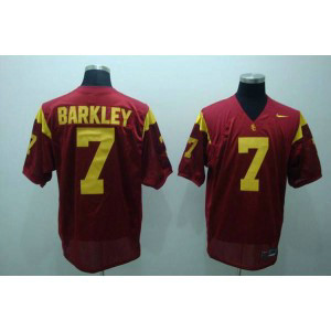 NCAA USC Trojans 7 Matt Barkley Red Men Jersey