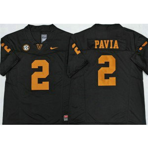 NCAA Vanderbilt Commodores 2 Diego Pavia Black F.U.S.E. Vapor Limited Men Jersey