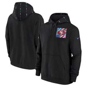 NFL 49ers Black 2023 Crucial Catch Club Pullover Hoodie NFL 49ers Black 2023 Crucial Catch Club Pullover Hoodie