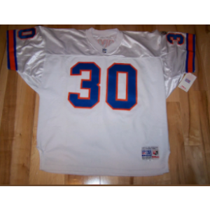 NFL Broncos 30 Terrell Davis Throwback White Jersey NFL Broncos 30 Terrell Davis Throwback White Jersey