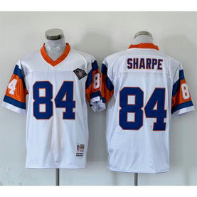 NFL Broncos 84 Shannon Sharpe 75th Anniversary Mitchell And Ness Throwback Men Jersey NFL Broncos 84 Shannon Sharpe 75th Anniversary Mitchell And Ness Throwback Men Jersey