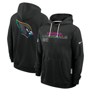 NFL Cardinals Black 2025 Crucial Catch Dri-FIT Hoodie