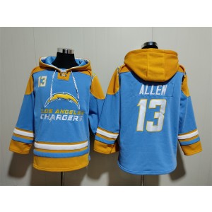 NFL Chargers 13 Keenan Allen Blue Hoodie Sweatshirt