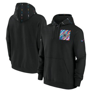 NFL Cowboys Black 2023 Crucial Catch Club Pullover Hoodie NFL Cowboys Black 2023 Crucial Catch Club Pullover Hoodie